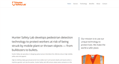 Desktop Screenshot of huntersafetylab.com